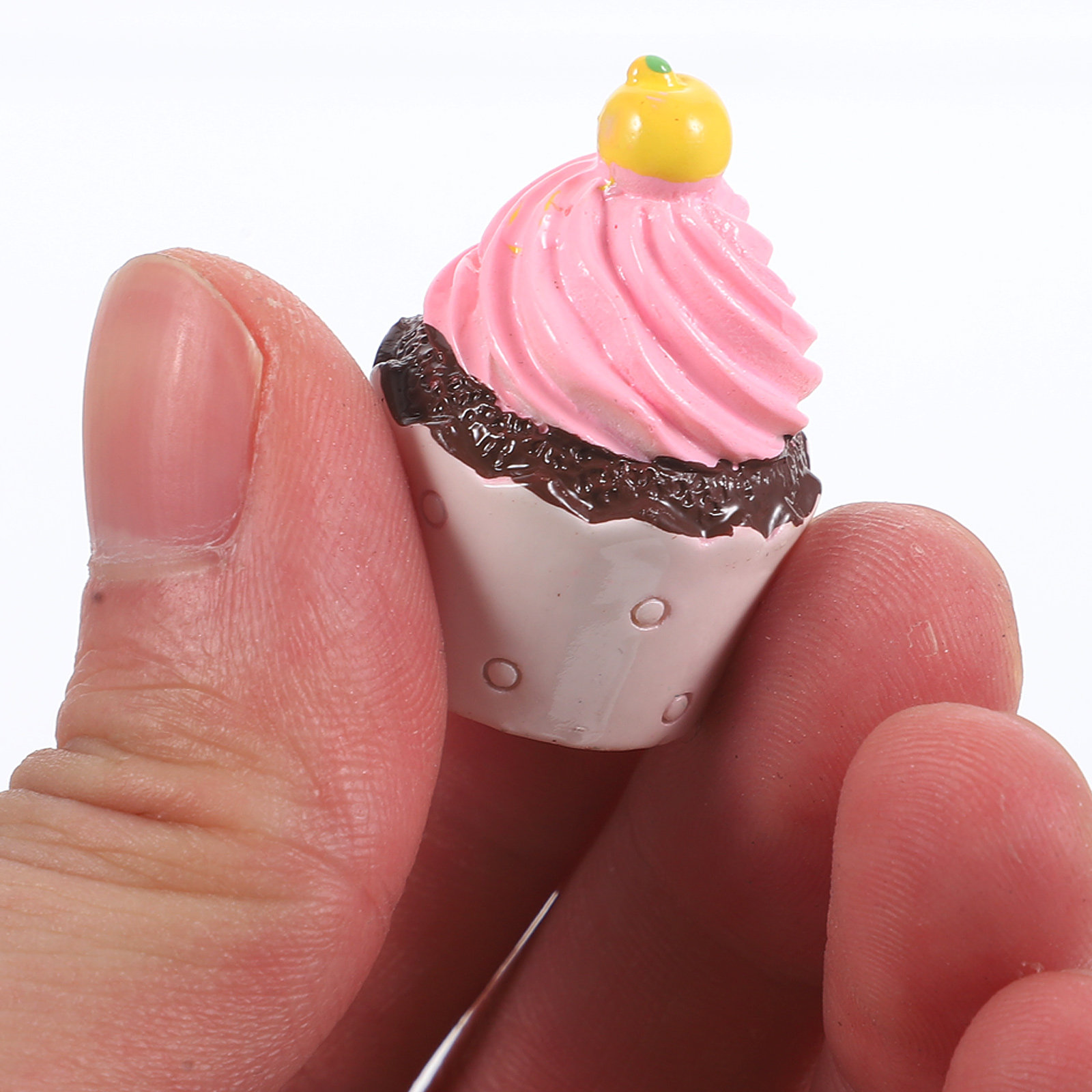 Resin Crafts Diy - 8Pcs Resin Mini Cupcake Keychain Charms