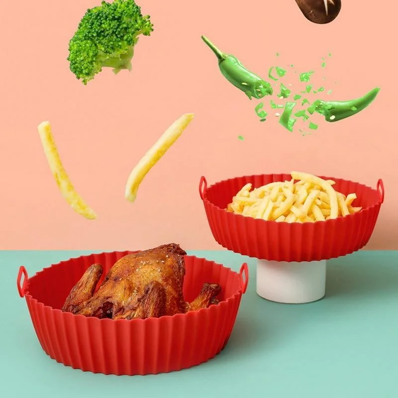Silicone Mold Tray - Silicone Basket Pot Tray Airfryer Liner