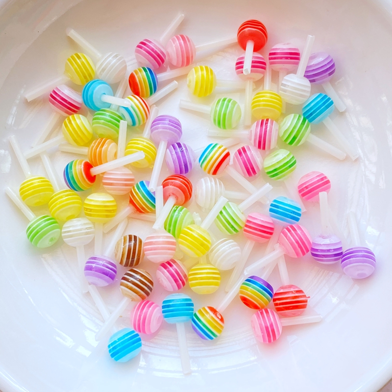 Resin Craft Ideas - 40Pcs New Cute Mixed Little Lollipop