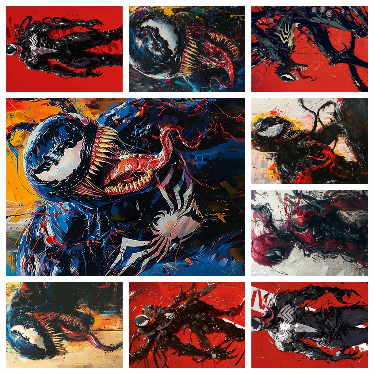 Anime Marvel venom spider-man  - Resin Craft Kit 评论和价格