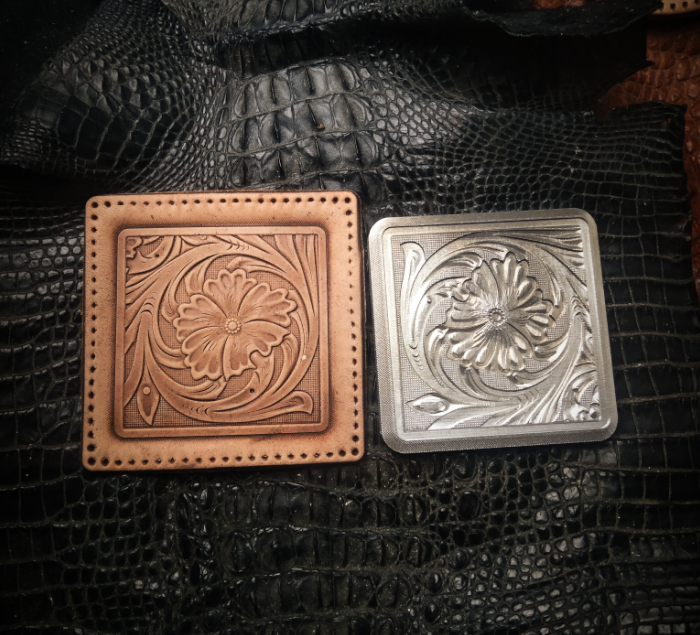 Small 3D Leather Embossing Die - Coaster Mold Round 评论和价格
