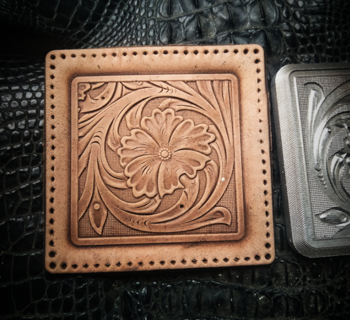 Small 3D Leather Embossing Die - Coaster Mold Round 评论和价格