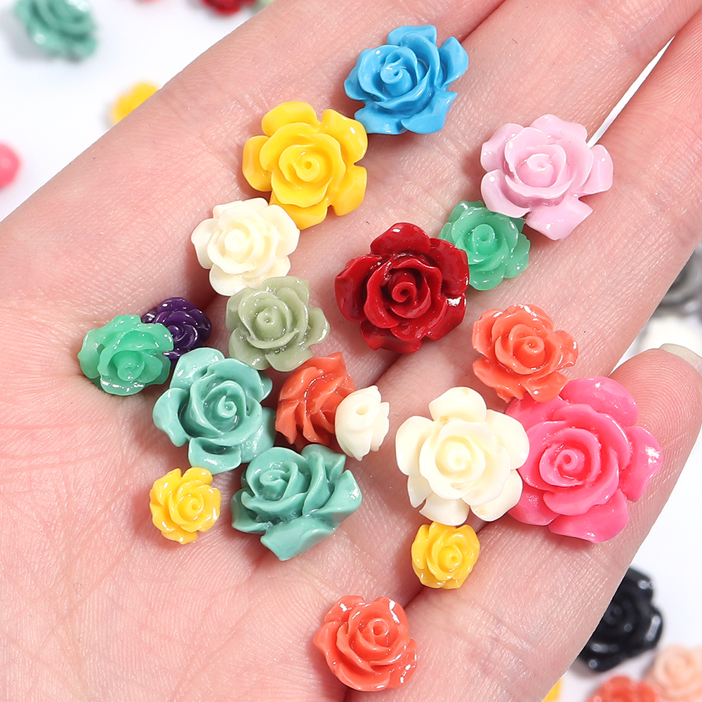 10pcs 6 8 10 12 15mm Imitation - Flower Preservation Resin 评论和价格