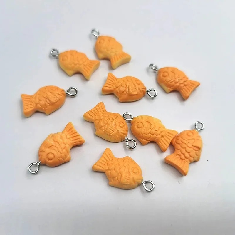 10Pcs Lovely Korea Koi Fish Fl - Resin Crafts Diy 评论和价格