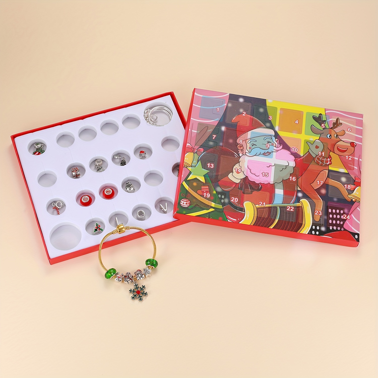 Snowman Christmas Advent Calen - Resin Jewelry Kit 评论和价格