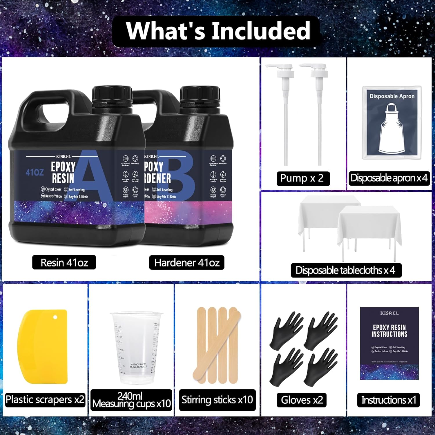 Crystal Clear Epoxy Resin Kit  - Resin Jewelry Kit 评论和价格
