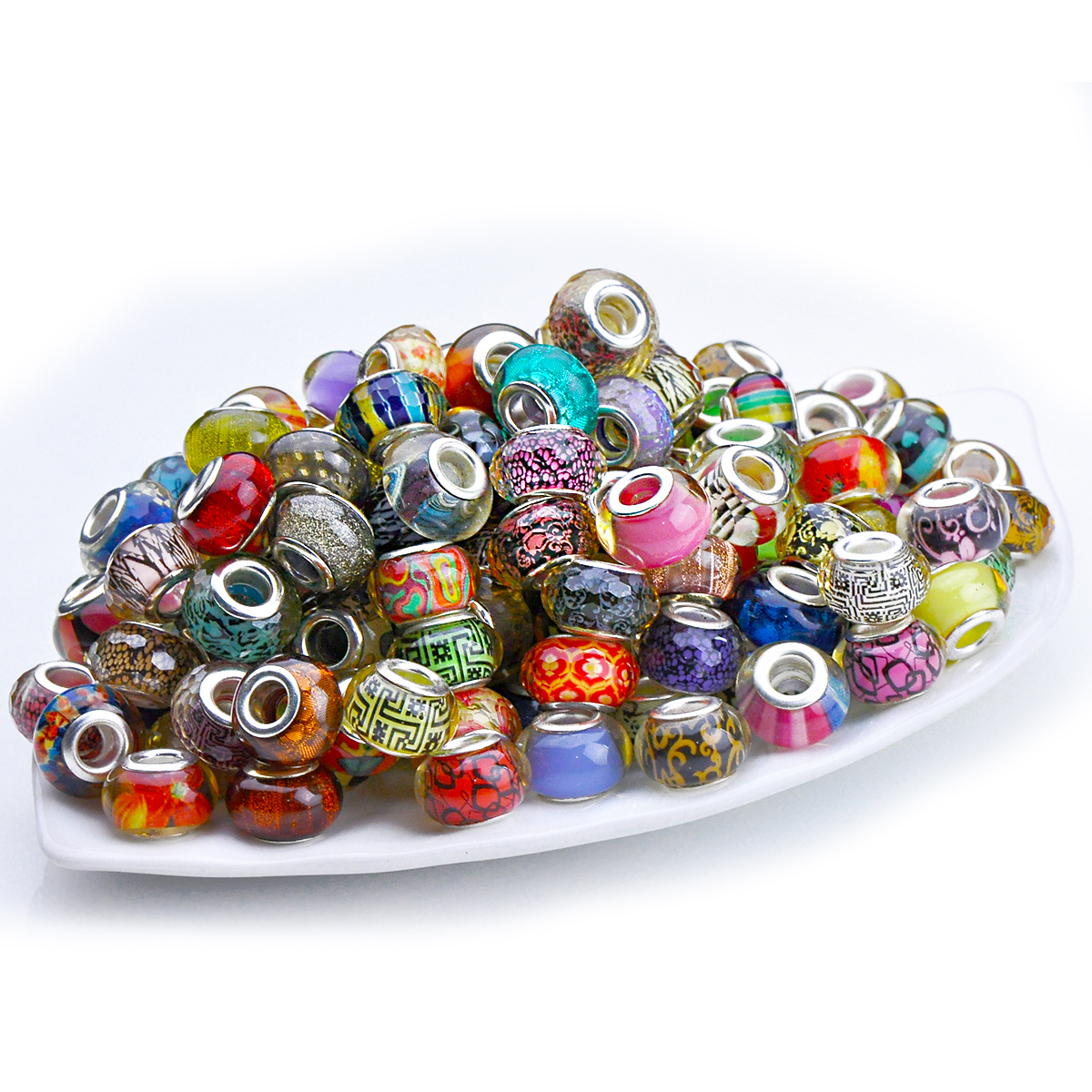 DIY Beads Colorful Resin beads - Resin Craft Supplies 评论和价格