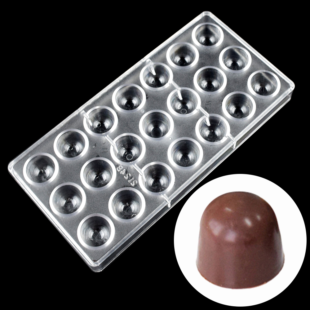 21 Cavity Dome Chocolate Mold  - Dome Mold Clear 评论和价格