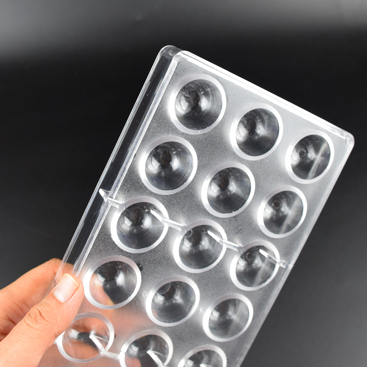 21 Cavity Dome Chocolate Mold  - Dome Mold Clear 评论和价格