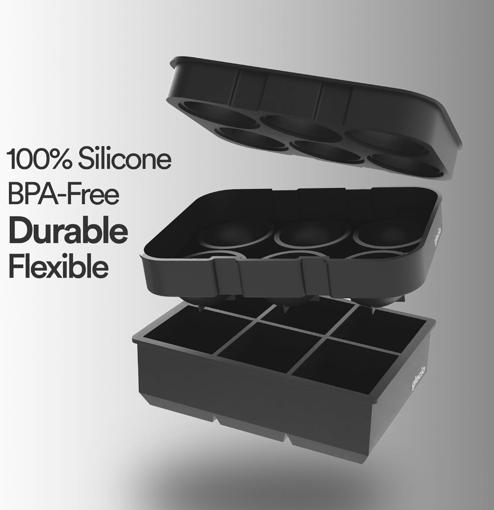 Silicone Ice Cube Trays – Larg - Silicone Mold Tray 评论和价格