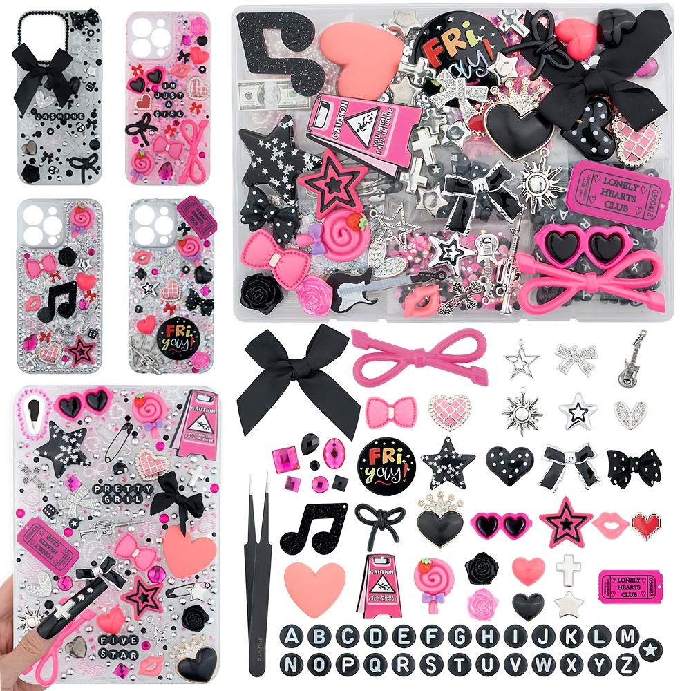 2380 Pcs DIY Jewelry Charm Mix - Resin Craft Kit 评论和价格