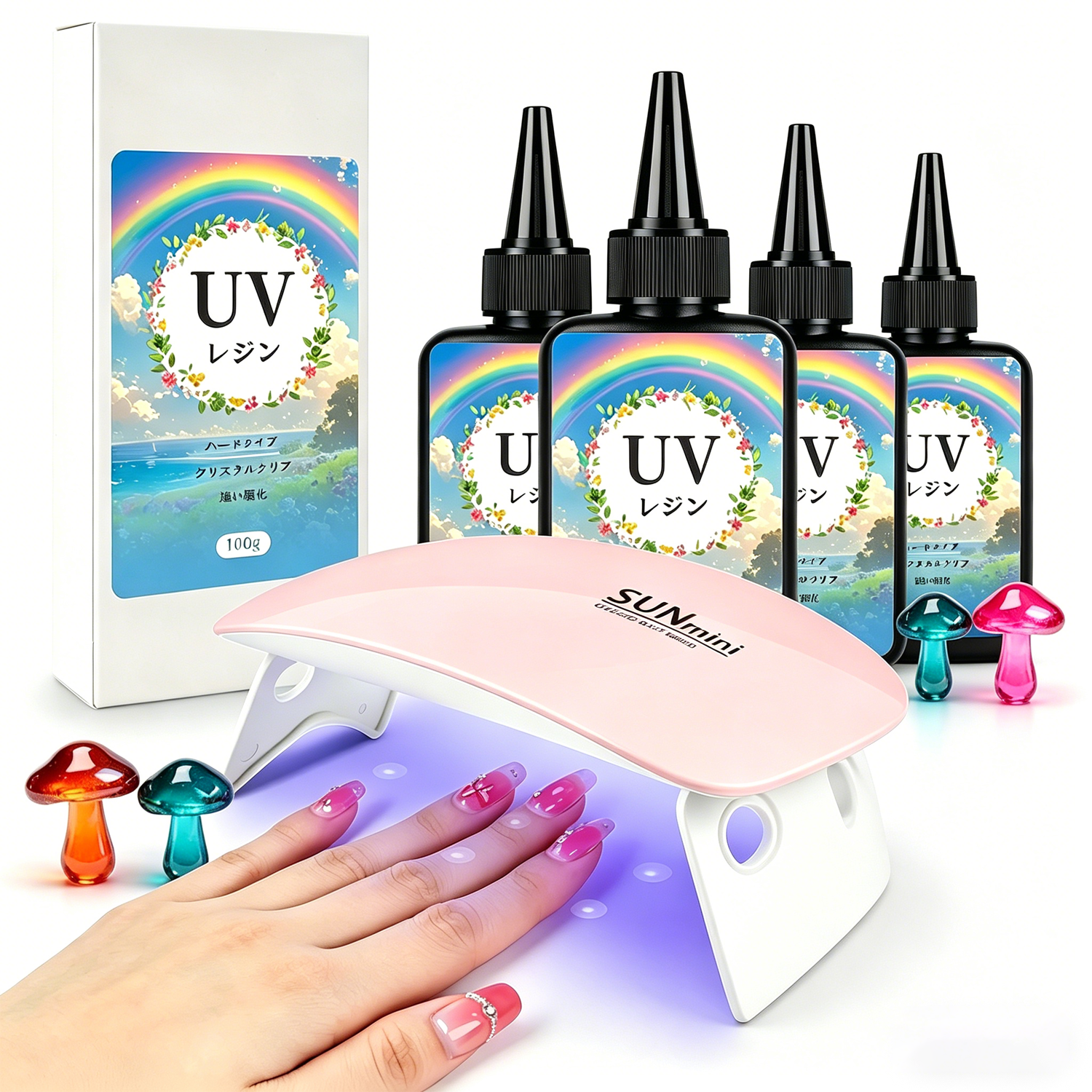 UV Resin,Crystal Clear,Hard UV - Epoxy Uv Resin Kit 评论和价格