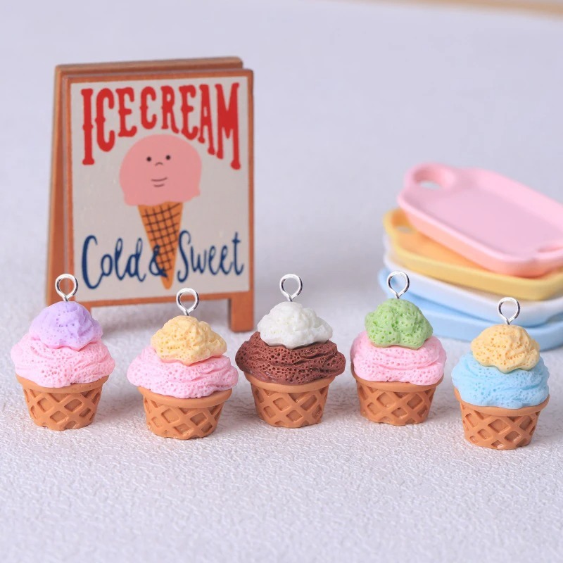 10Pcs Adorable 3D Simulated Ic - Resin Crafts Diy 评论和价格