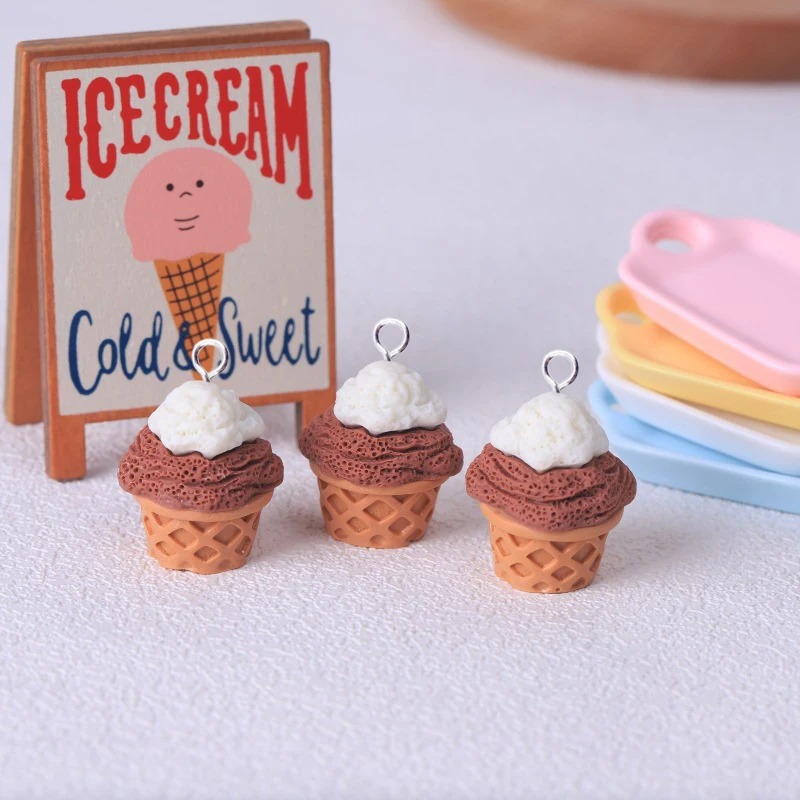 10Pcs Adorable 3D Simulated Ic - Resin Crafts Diy 评论和价格