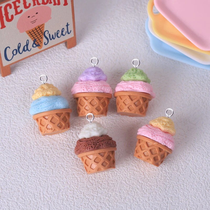 10Pcs Adorable 3D Simulated Ic - Resin Crafts Diy 评论和价格