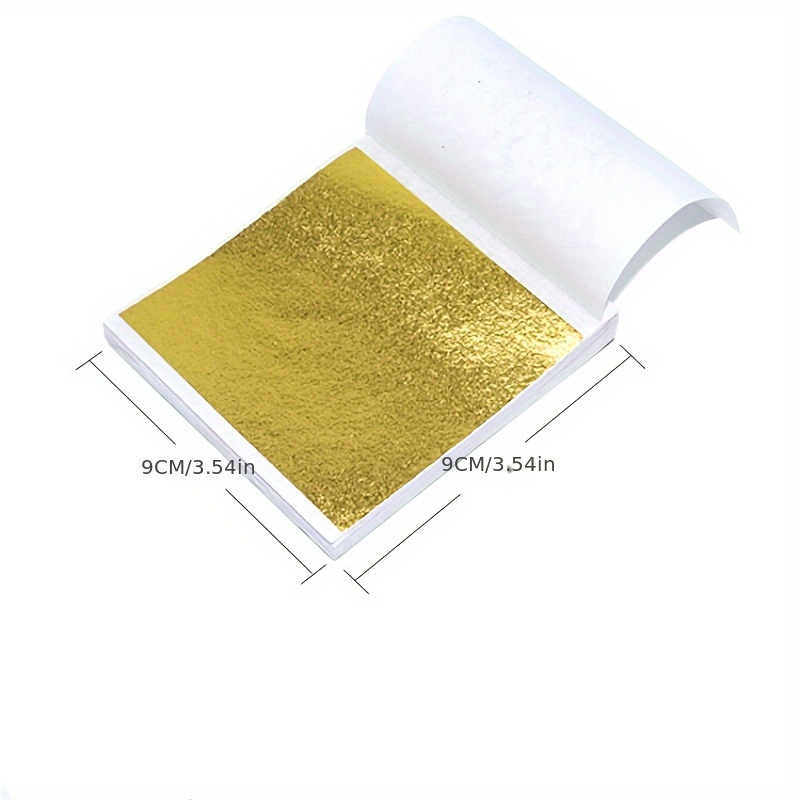 Aomily 9x9cm 100 Sheets Practi - Gold Foil Flakes 评论和价格