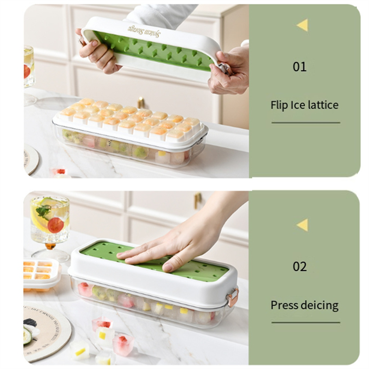 Y31A 24Grid Type Ice Tray Mold - Silicone Mold Tray 评论和价格