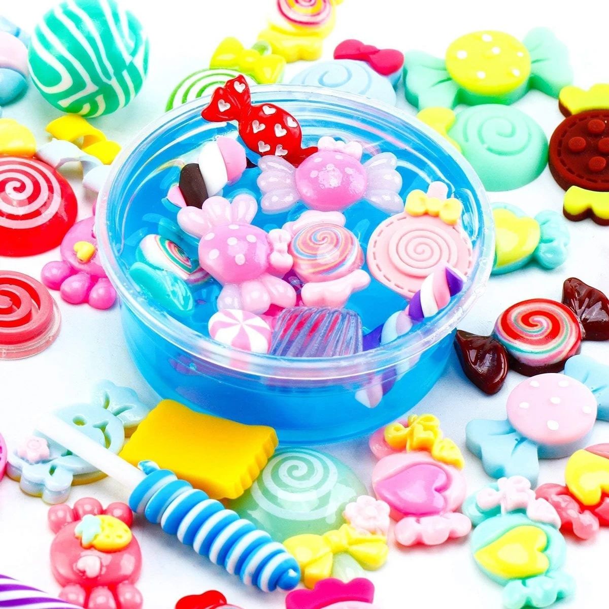 30pcs Random Candy Slime Charm - Resin Crafts Diy 评论和价格