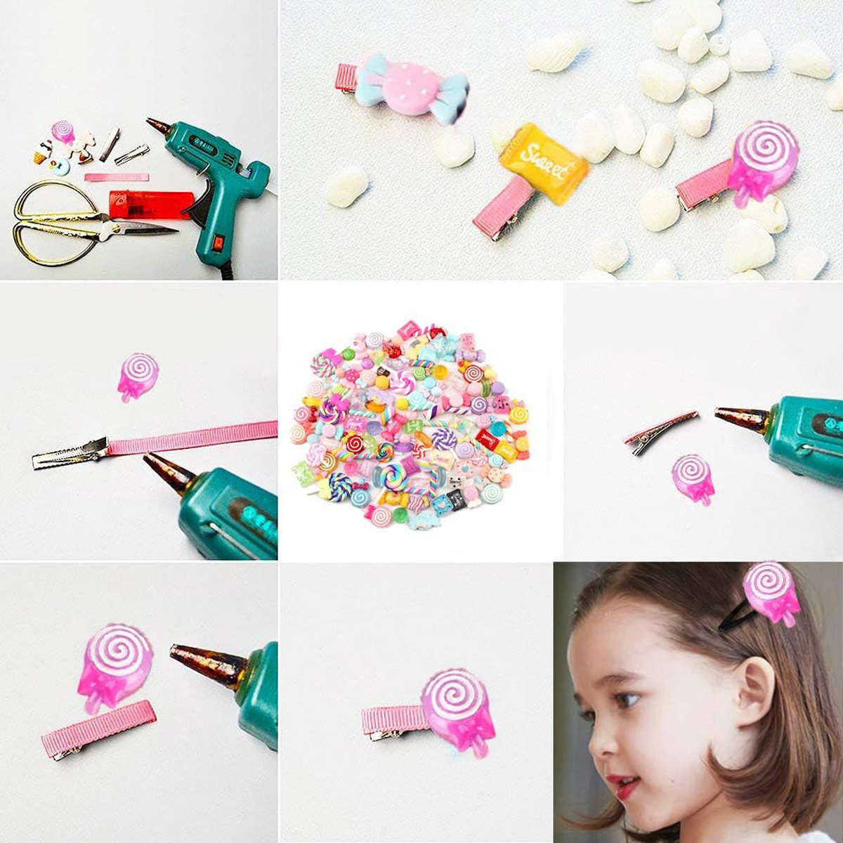 30pcs Random Candy Slime Charm - Resin Crafts Diy 评论和价格