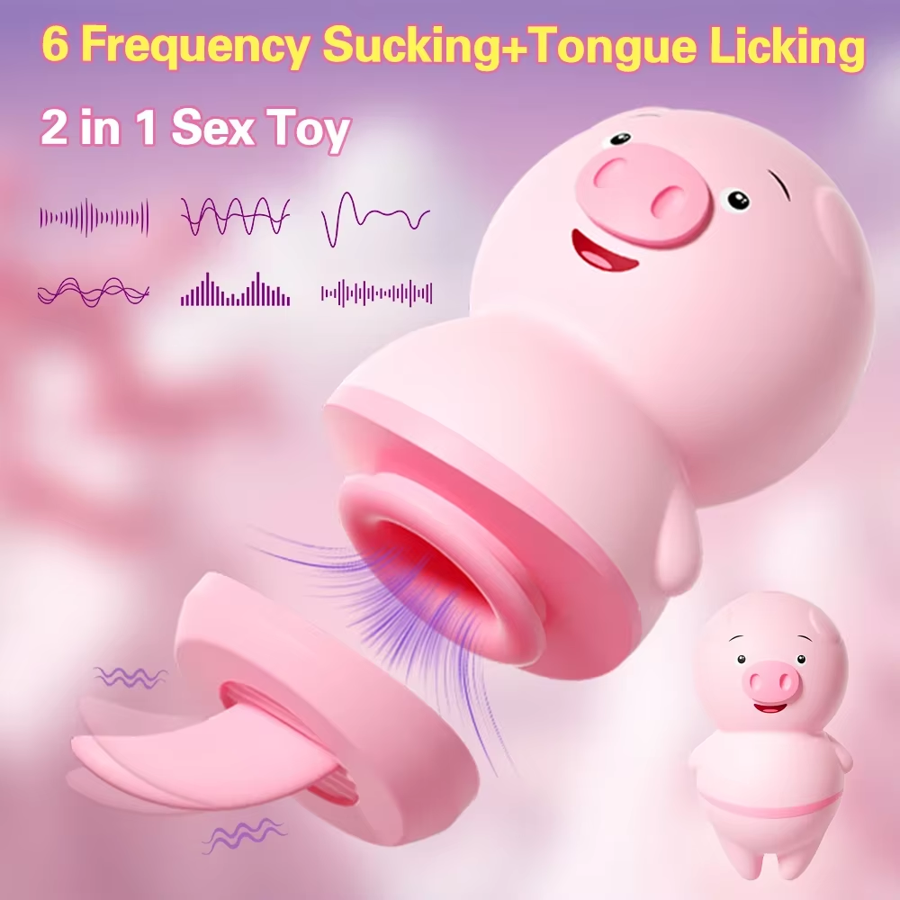 Mini Pig Licking Tongue Vibrat - Vacuum Chamber Small 评论和价格