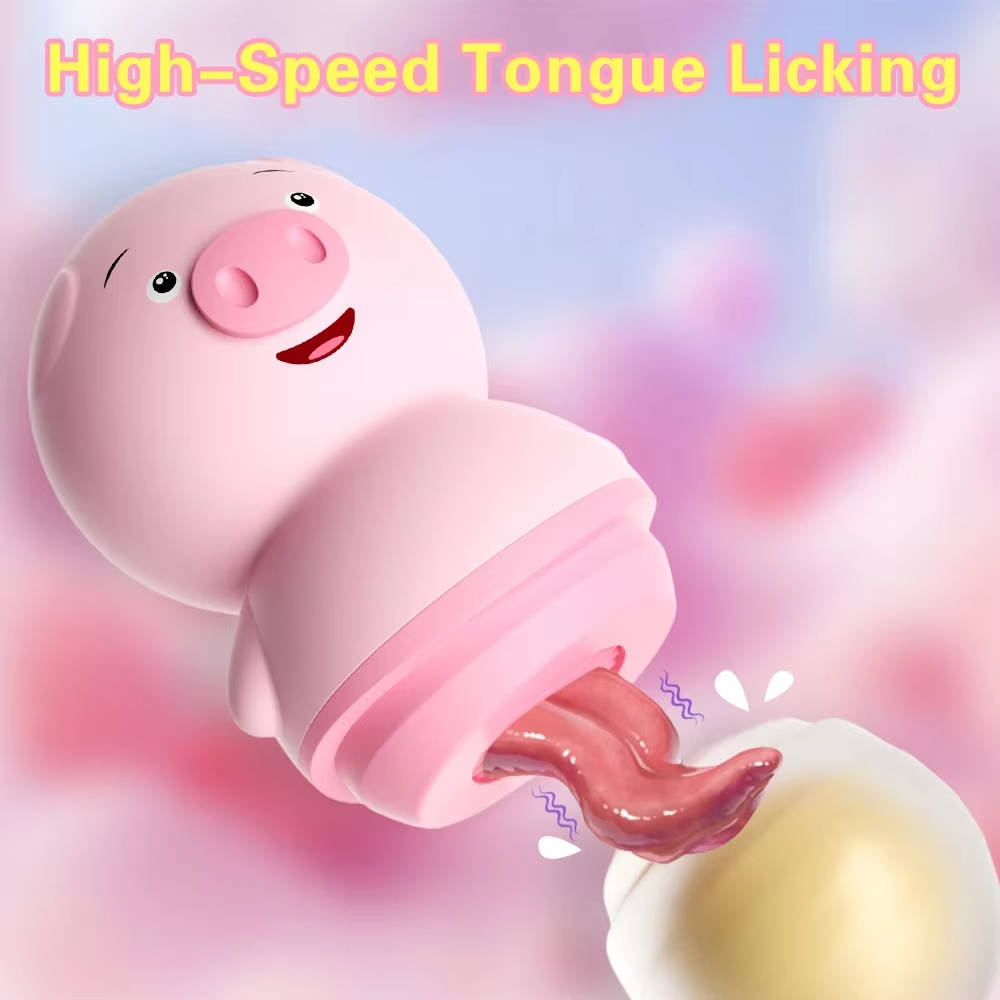 Mini Pig Licking Tongue Vibrat - Vacuum Chamber Small 评论和价格