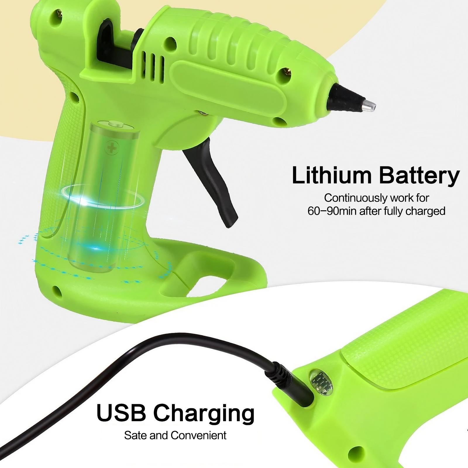 Cordless Hot Glue Gun (Fast-He - Heat Gun Small 评论和价格