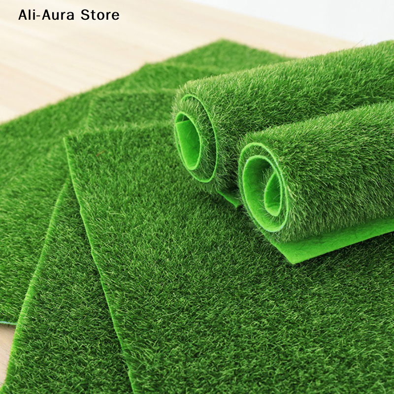 1Pcs Grass Mat Green Artificia - Terrarium Moss Art 评论和价格
