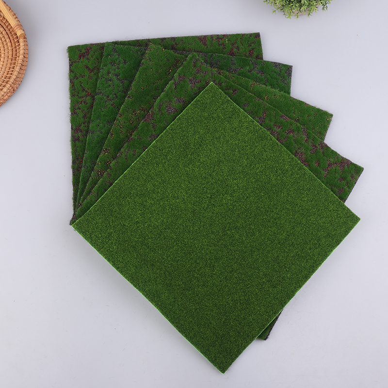 1Pcs Grass Mat Green Artificia - Terrarium Moss Art 评论和价格