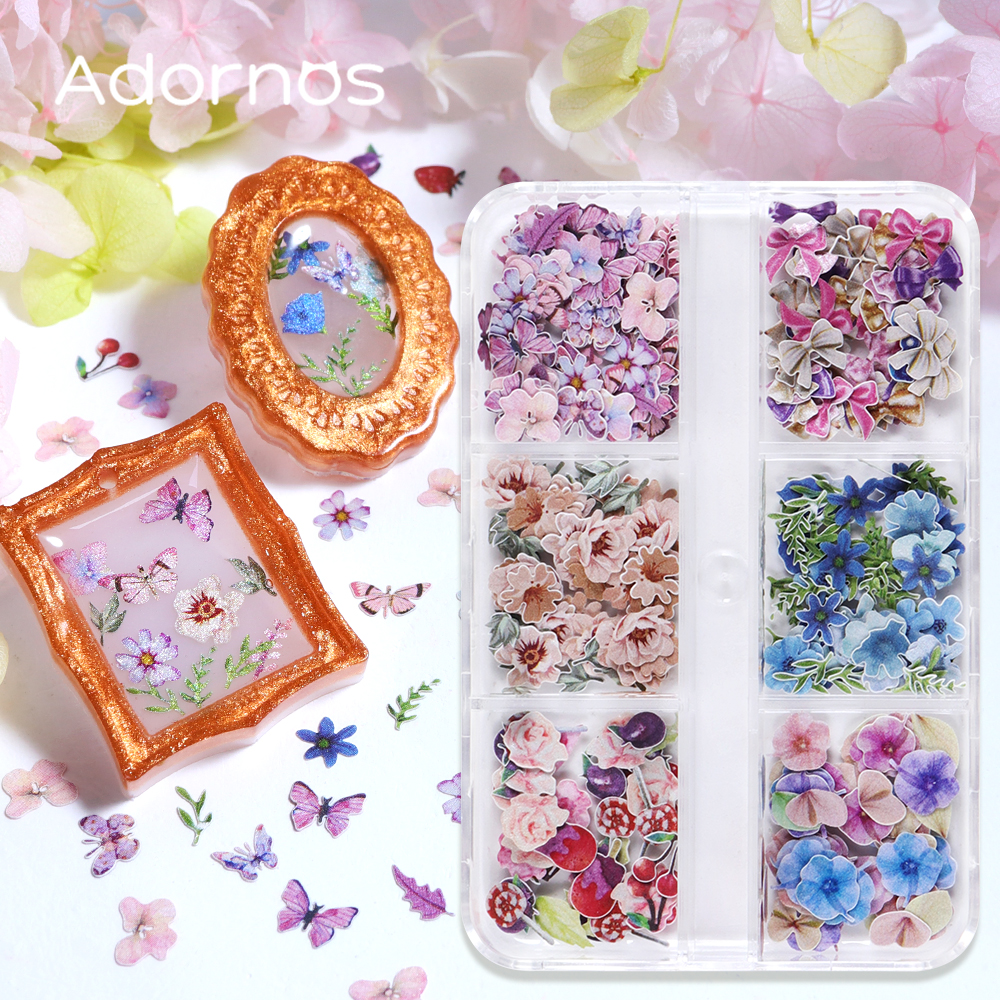 180pcs/box Wood Pulp Flowers C - Resin Craft Ideas 评论和价格