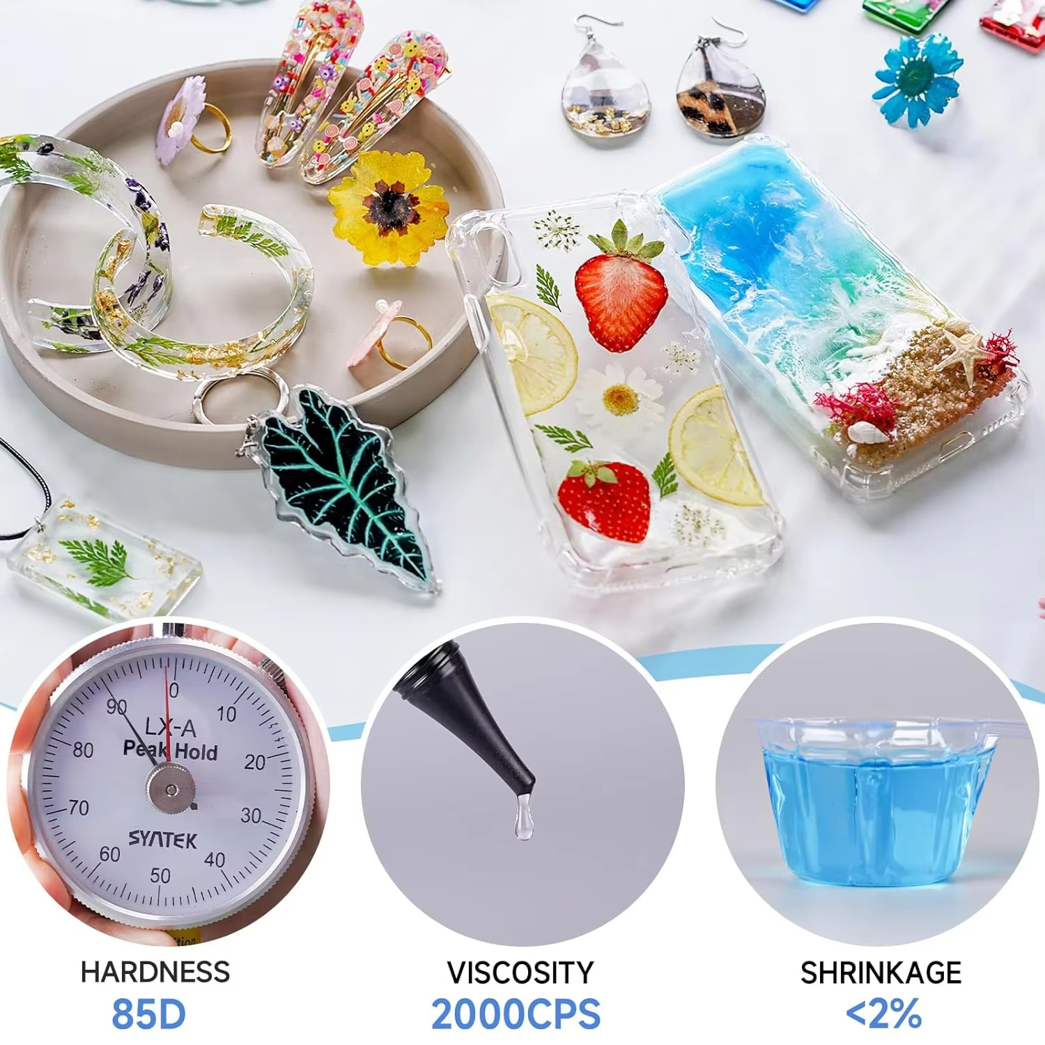 UV Resin Crystal Clear Ultravi - Epoxy Uv Resin Kit 评论和价格