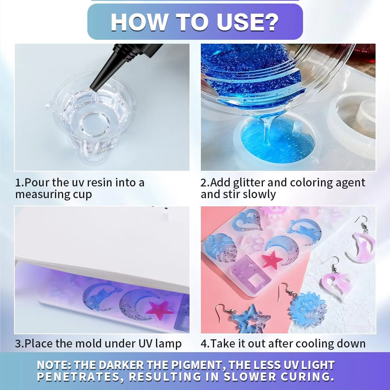 UV Resin Crystal Clear Ultravi - Epoxy Uv Resin Kit 评论和价格