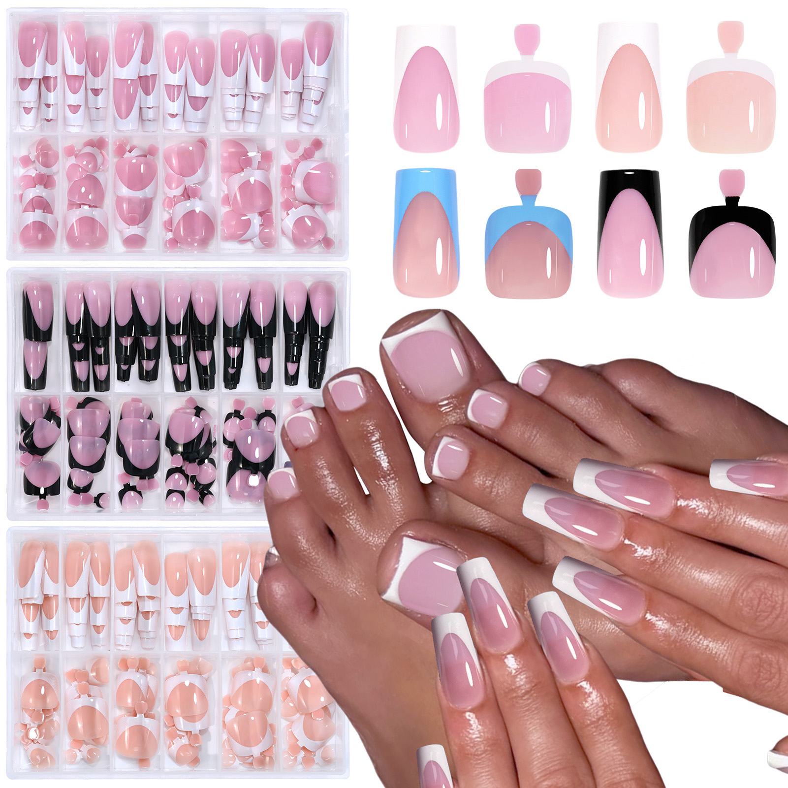 288PCS French Fake Nails Toena - Resin Craft Kit 评论和价格