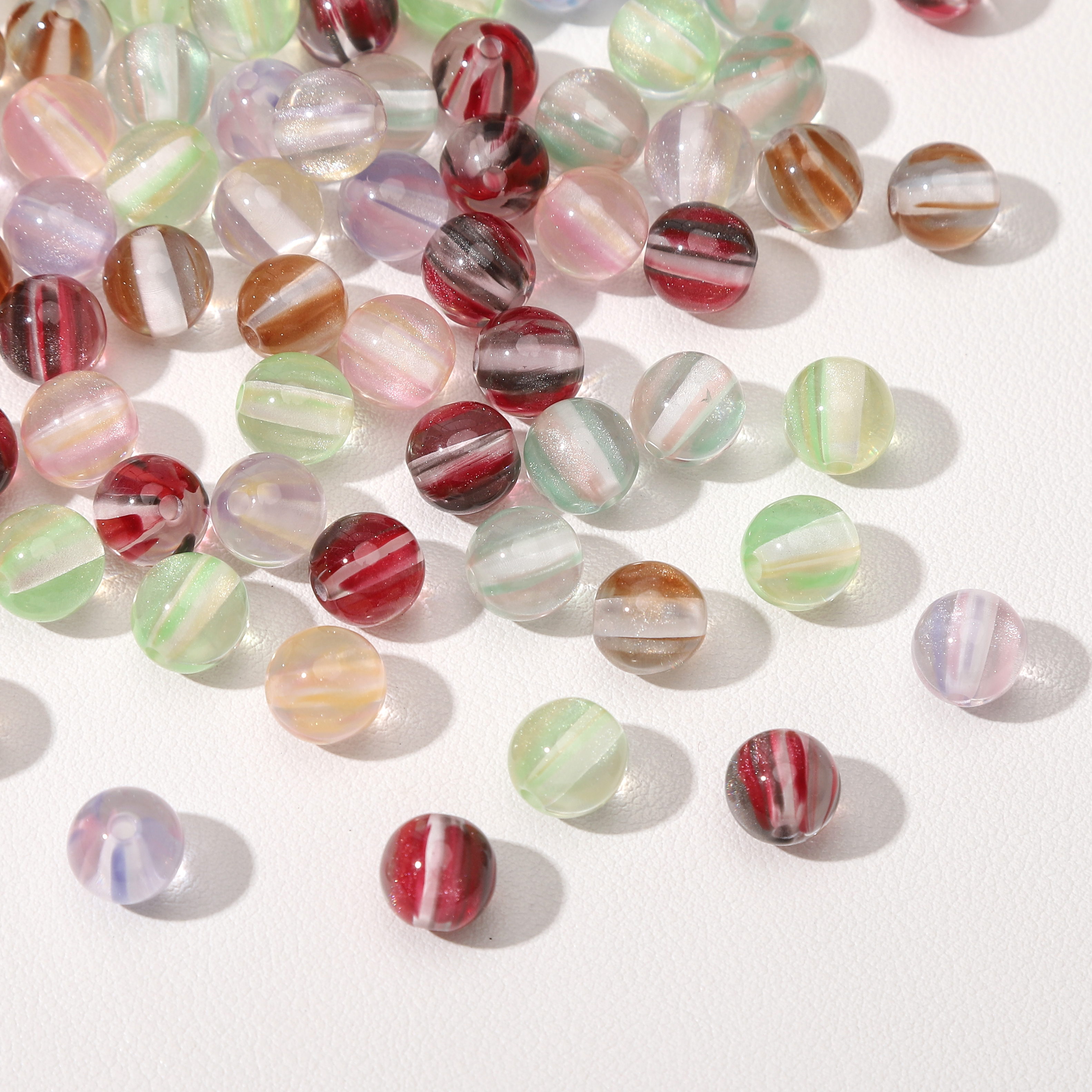 8mm 100Pcs Colorful Round Resi - Resin Crafts Diy 评论和价格