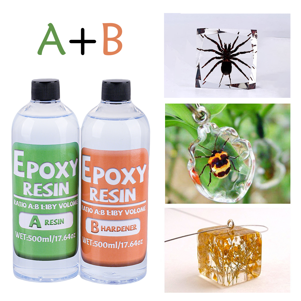 1:1 AB Resin Epoxy Glue Kit Hi - Resin Jewelry Kit 评论和价格