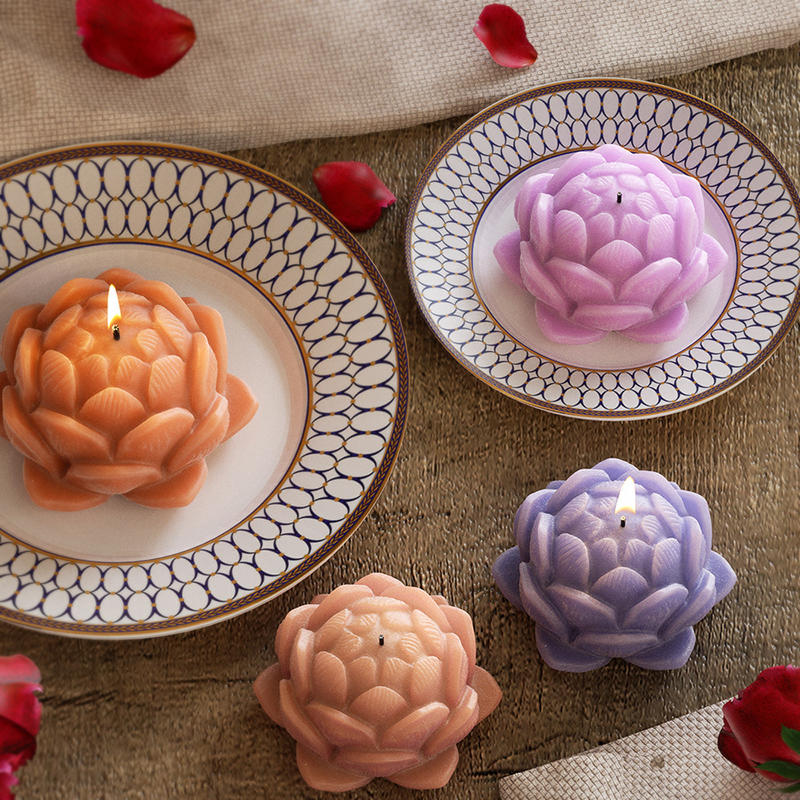 1PC Lotus Flower Candle Mold S - Resin Craft Ideas 评论和价格