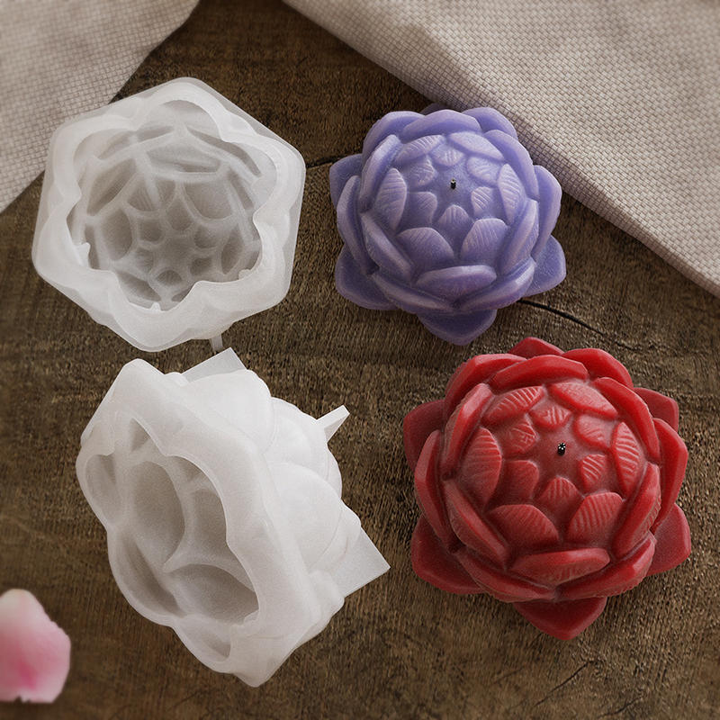 1PC Lotus Flower Candle Mold S - Resin Craft Ideas 评论和价格