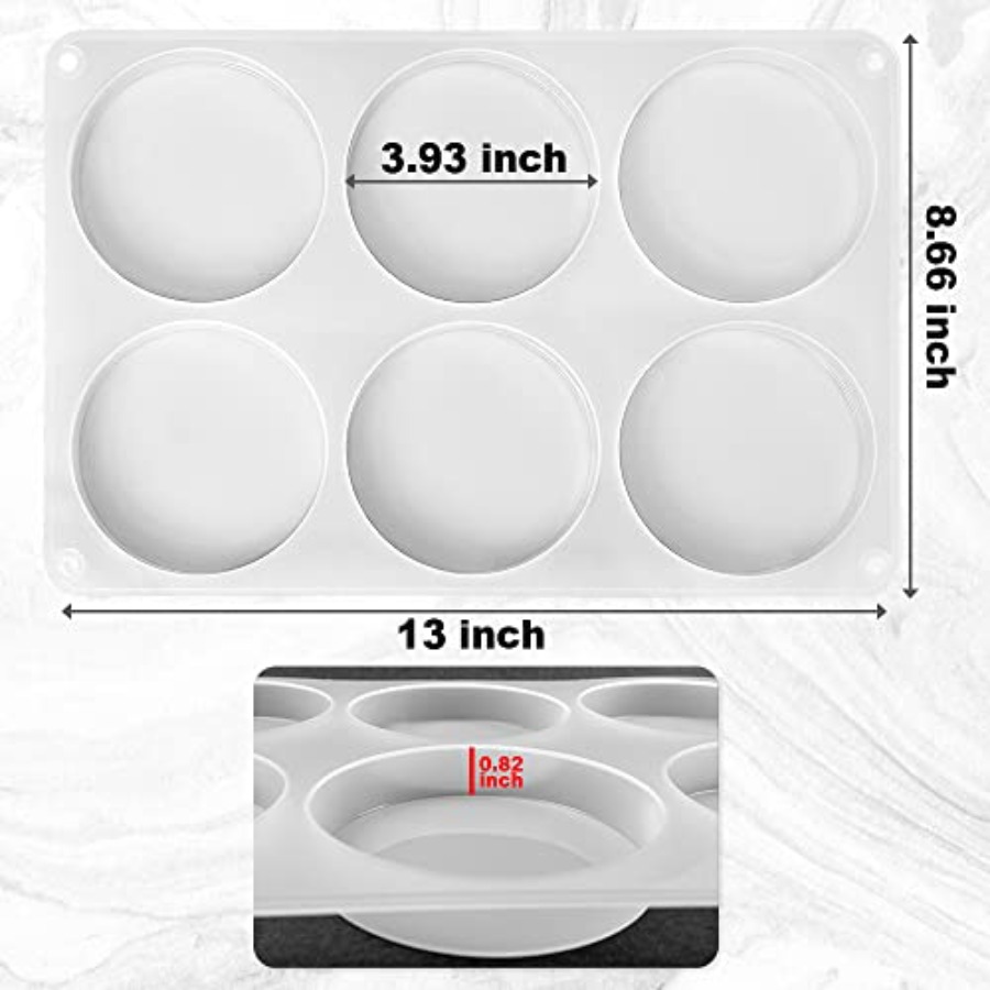 6-Cavity Deep Round Coaster Mo - Coaster Mold Round 评论和价格