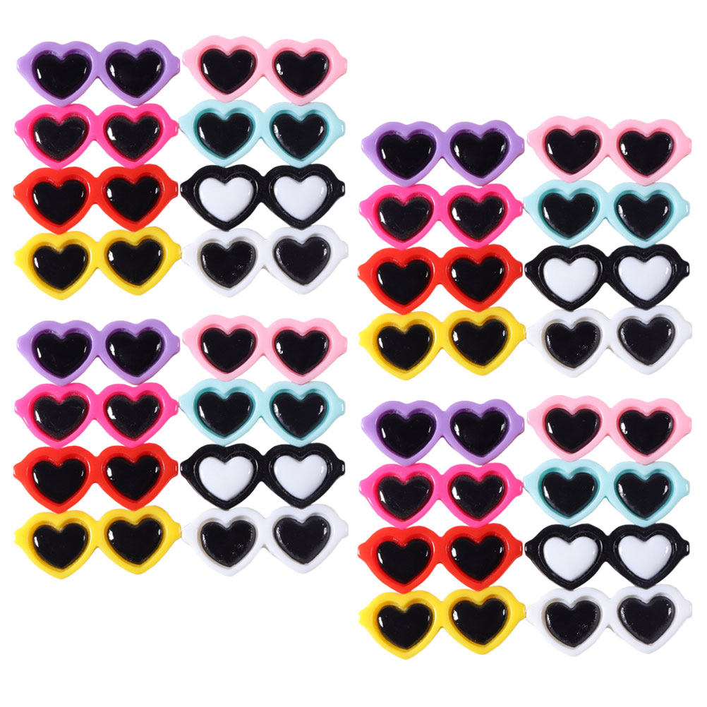 50Pcs Delicate Glasses Resin C - Resin Craft Supplies 评论和价格