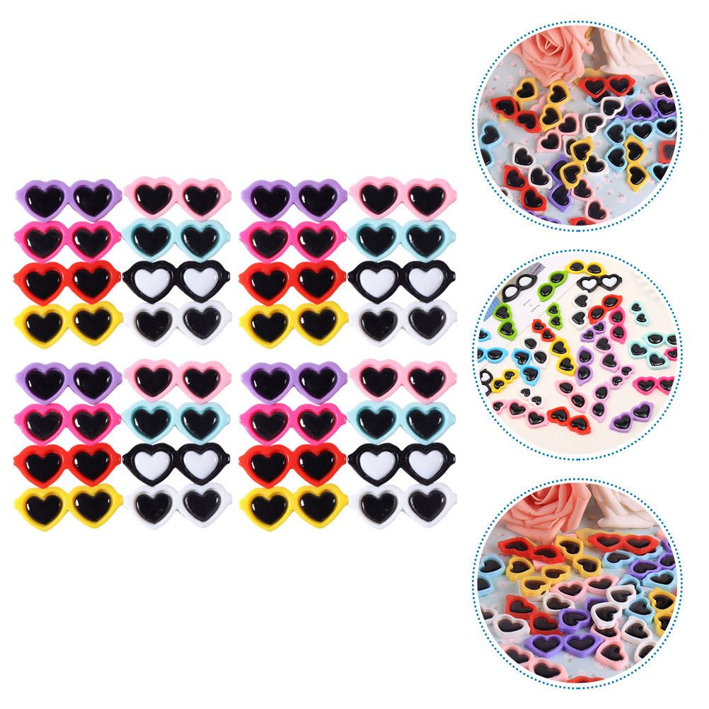 50Pcs Delicate Glasses Resin C - Resin Craft Supplies 评论和价格