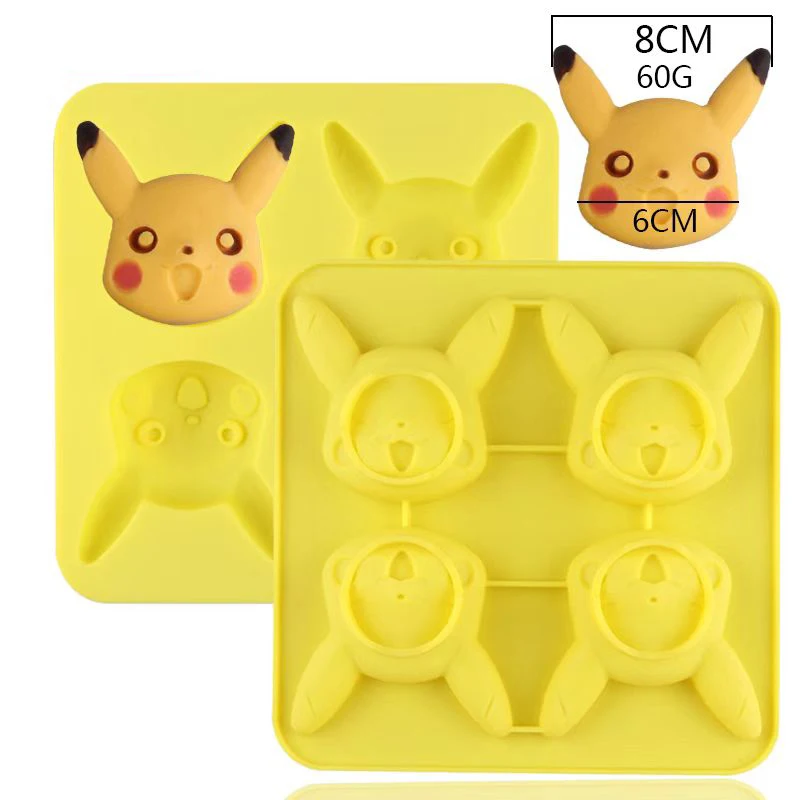 New Pikachu Silicone Chocolate - Silicone Mold Tray 评论和价格