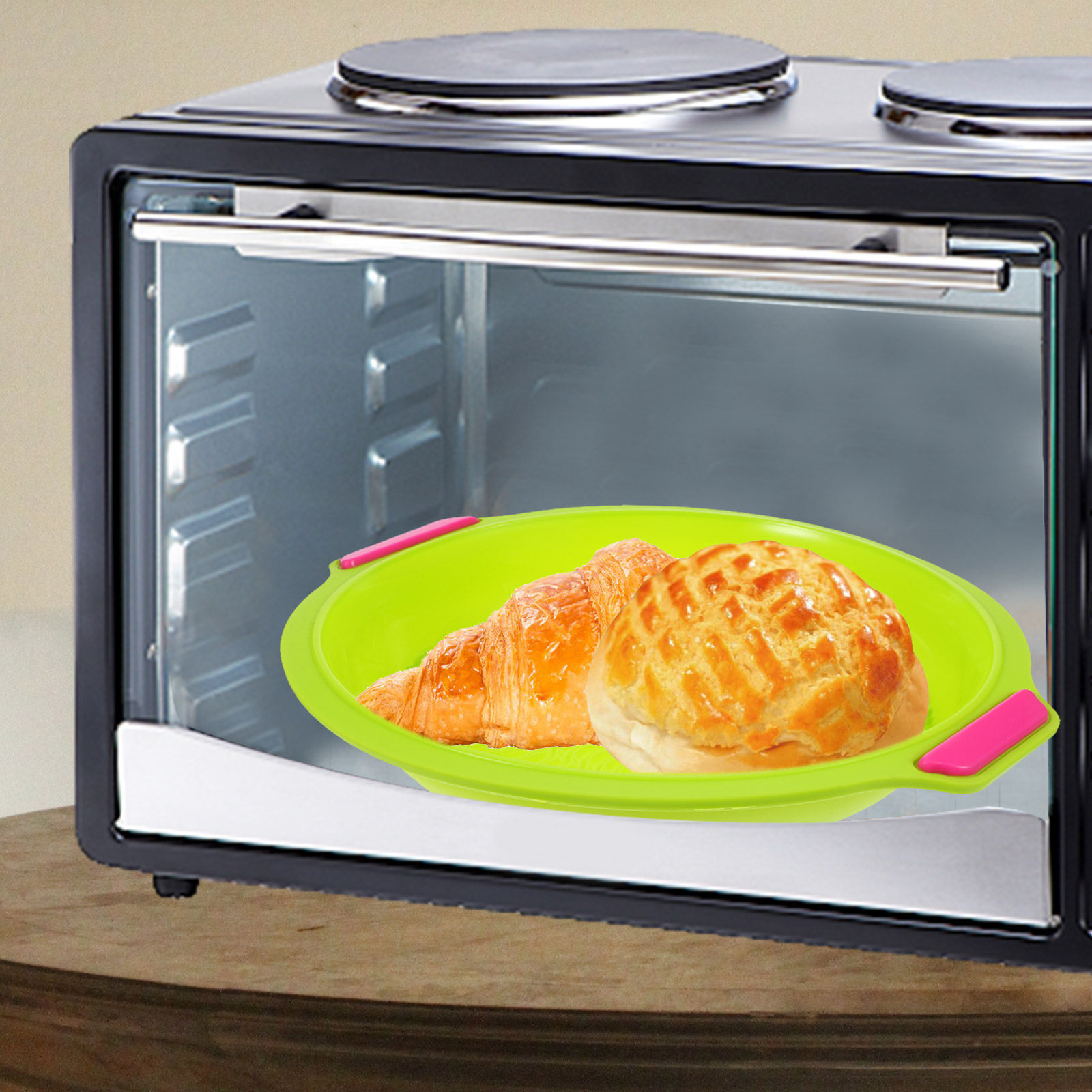 9 Inches Silicone Cake Pan Non - Silicone Mold Tray 评论和价格
