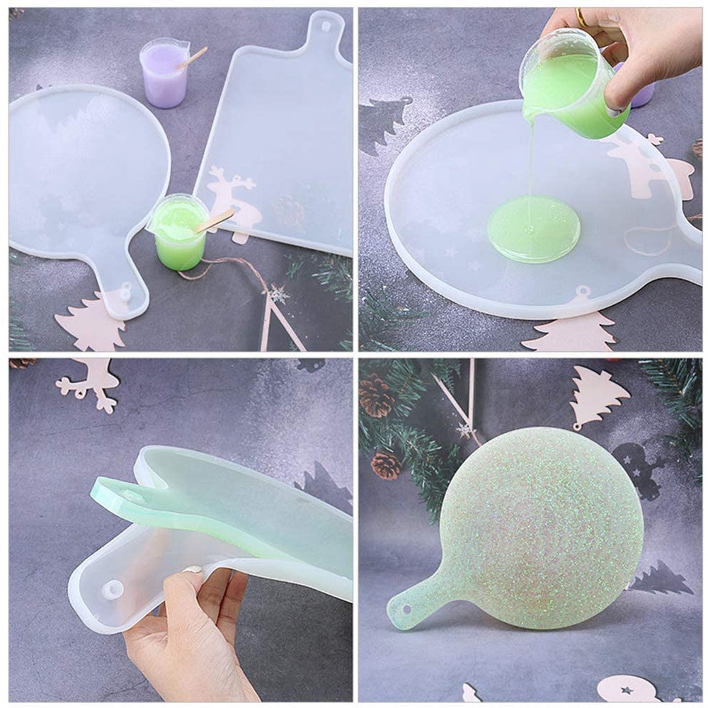 J1UL1N Resin Tray Silicone Mol - Serving Tray Mold 评论和价格