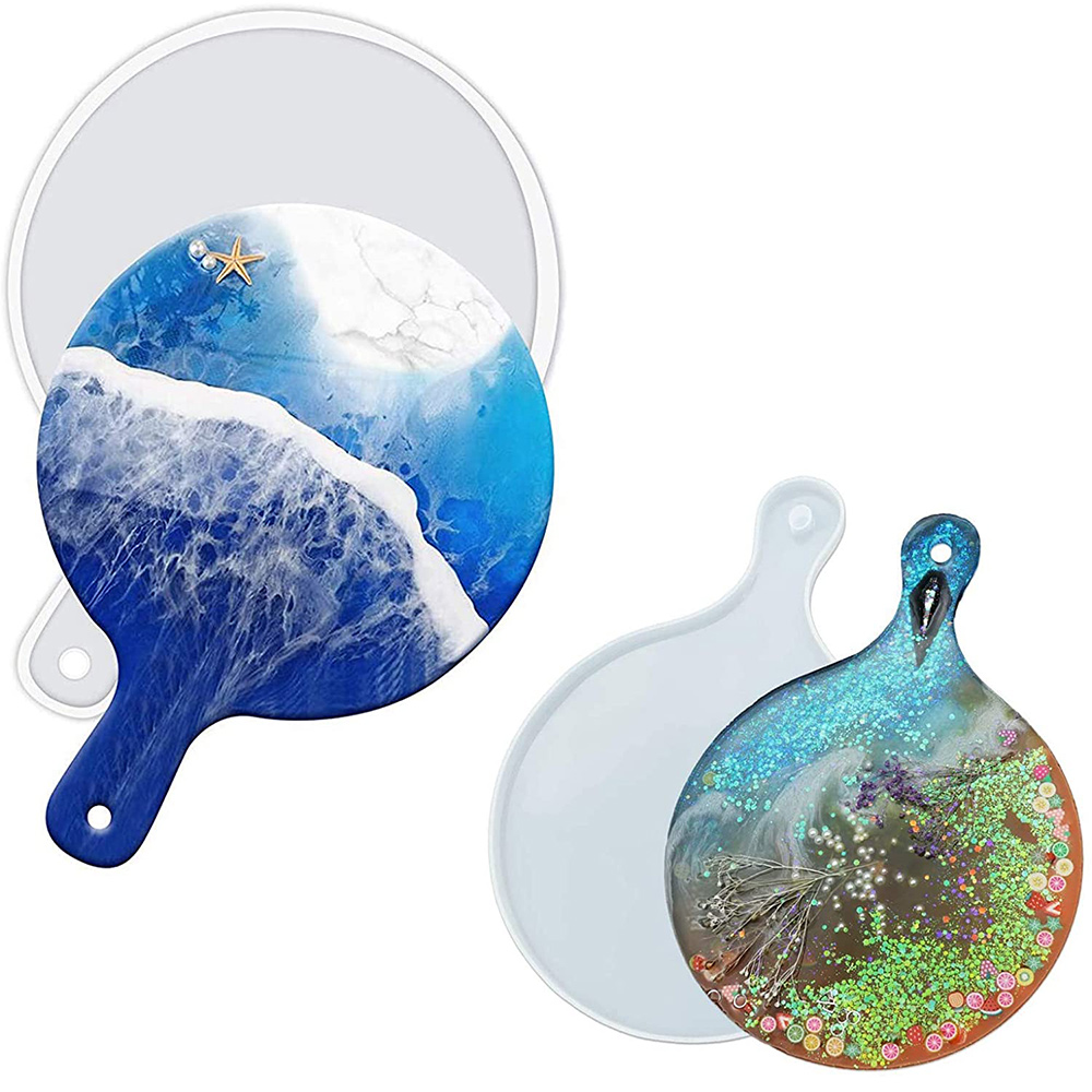 J1UL1N Resin Tray Silicone Mol - Serving Tray Mold 评论和价格