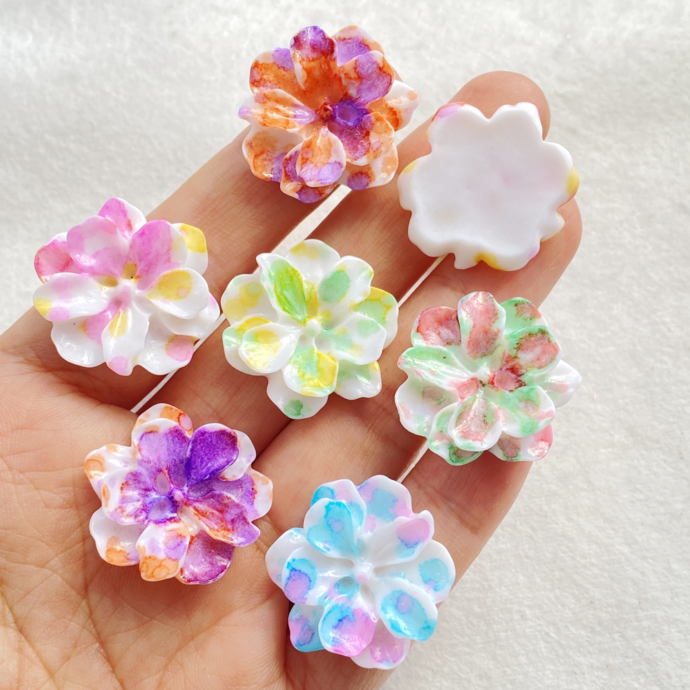 10Pcs Cute Cartoon Flower Seri - Flower Preservation Resin 评论和价格
