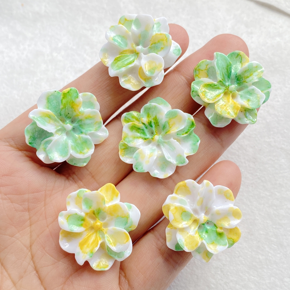 10Pcs Cute Cartoon Flower Seri - Flower Preservation Resin 评论和价格