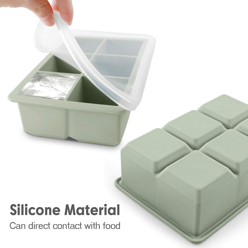 Large Silicone Ice Cube Trays  - Silicone Mold Tray 评论和价格