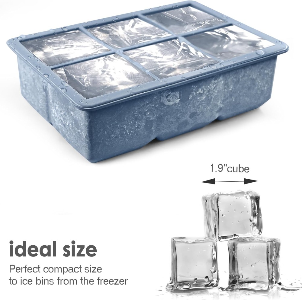 Large Silicone Ice Cube Trays  - Silicone Mold Tray 评论和价格